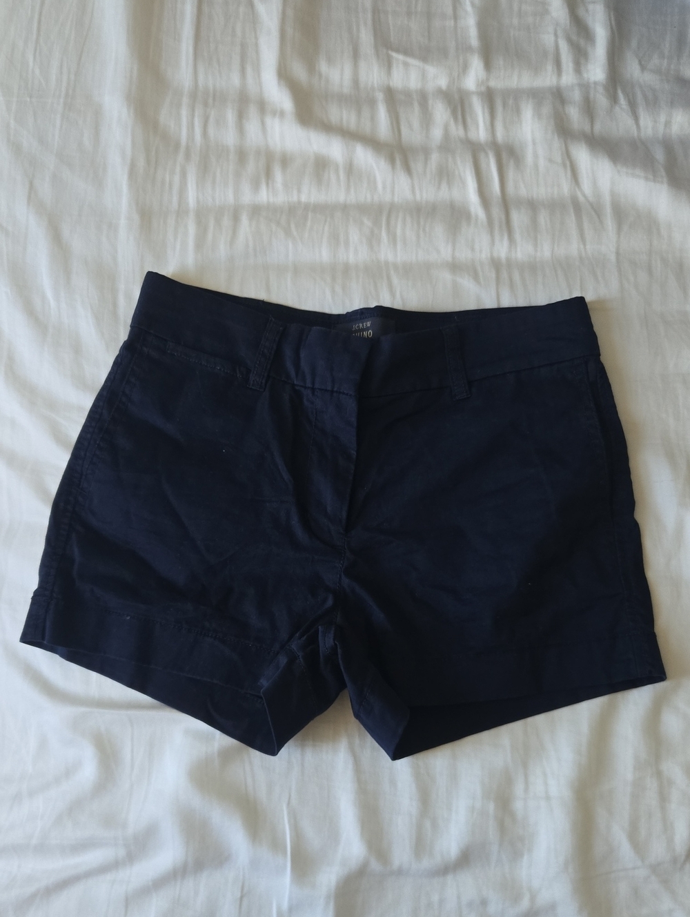 J Crew Navy Blue Chino Shorts